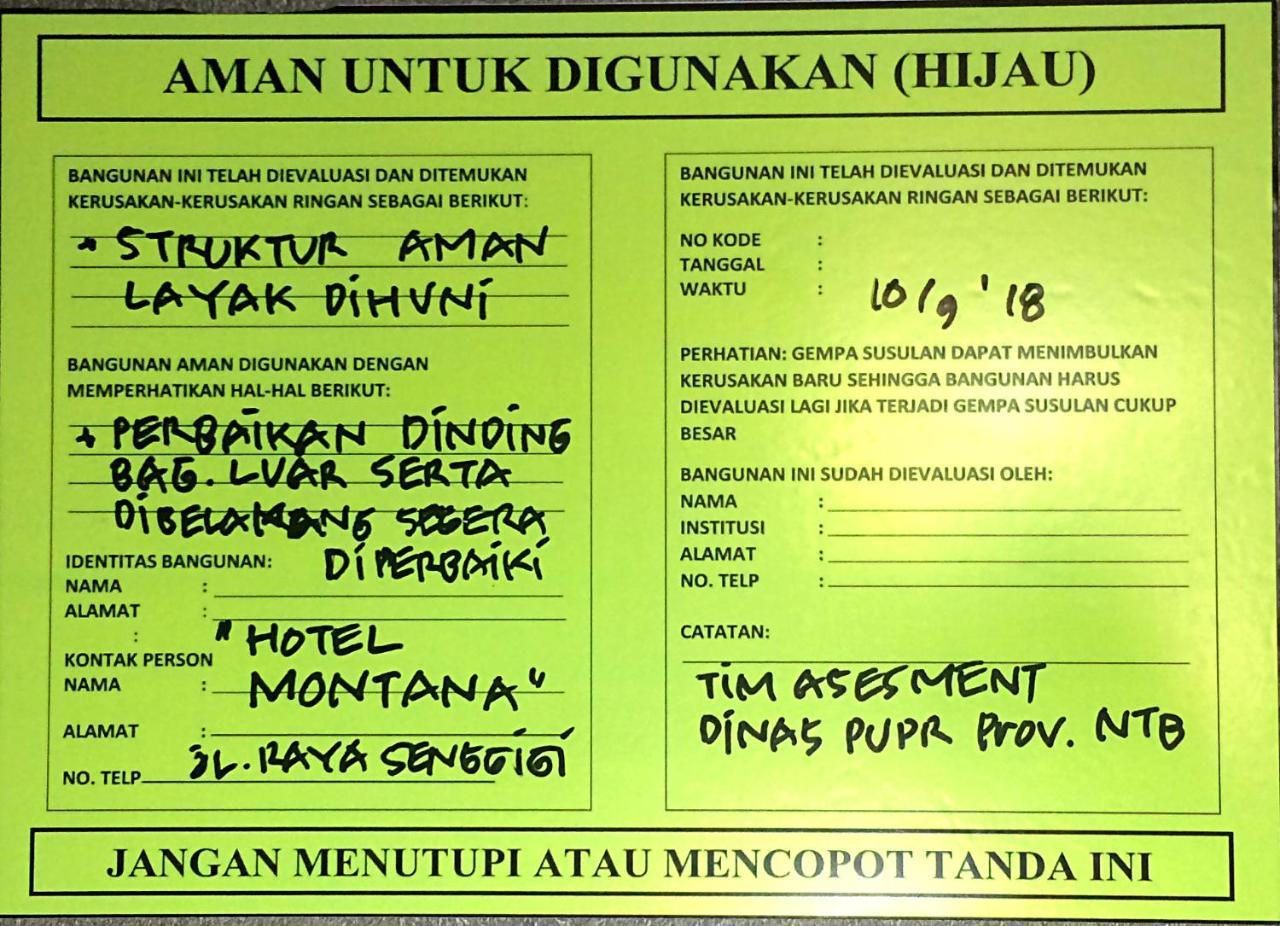 Montana Premier Senggigi Hotel Buitenkant foto